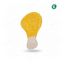 Eco-Friendly Natural Loofah Cat Toy – Chicken Leg