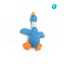 Durable Plush Blue Duck Dog Toy with Squeaker