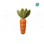 Durable Rubber Carrot Chew Dog Toy