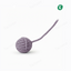 Soft Knit Ball Cat Toy – Interactive Chasing Teaser Ball (Grey)