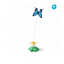 Automatic Interactive Cat Teaser Wand Toy – Rotating Butterfly