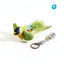 Self-Play Bird Teaser Wand Cat Toy – Green Willow Oriole