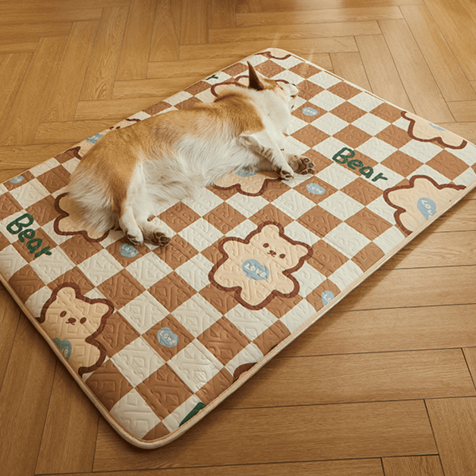All-Season Cooling Pet Mat with Non-Slip Bottom