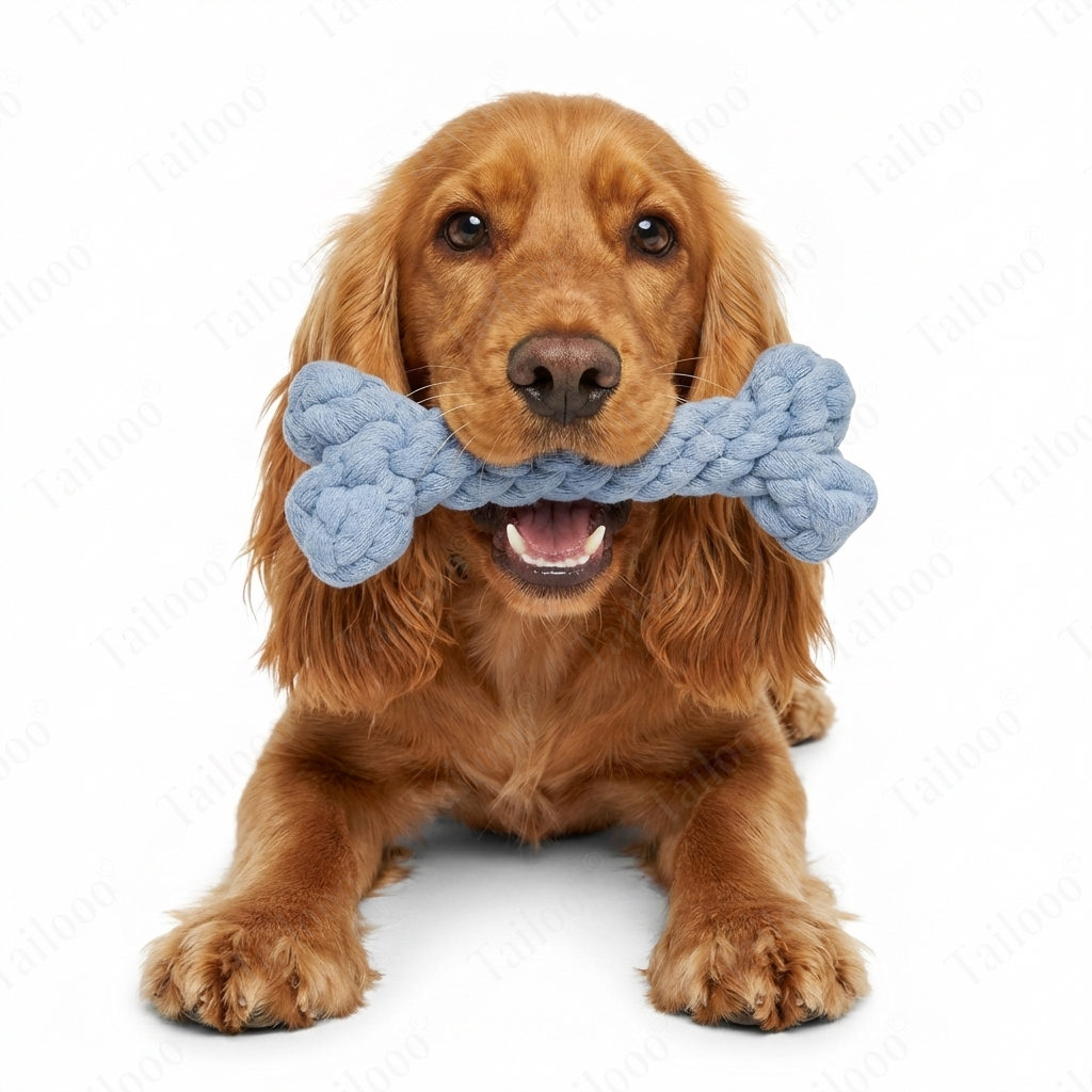 Bone —Handmade  Cotton Rope Eco Chew Dog Toys