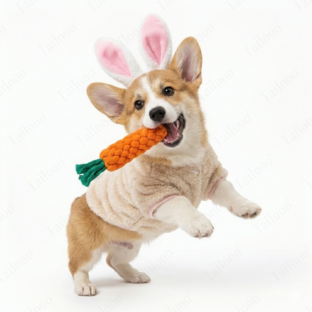 Carrot — Handmade  Cotton Rope Eco Chew Dog Toys