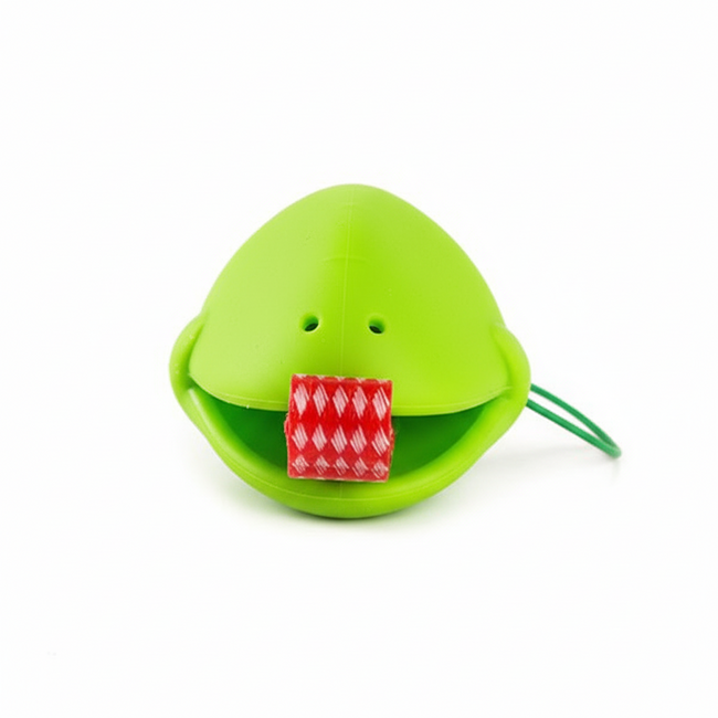 Interactive Funny Frog Tongue Mask for Pet Hover Image