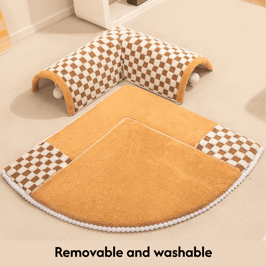 Washable & CozyAll-Season Cat Tunnel Bed