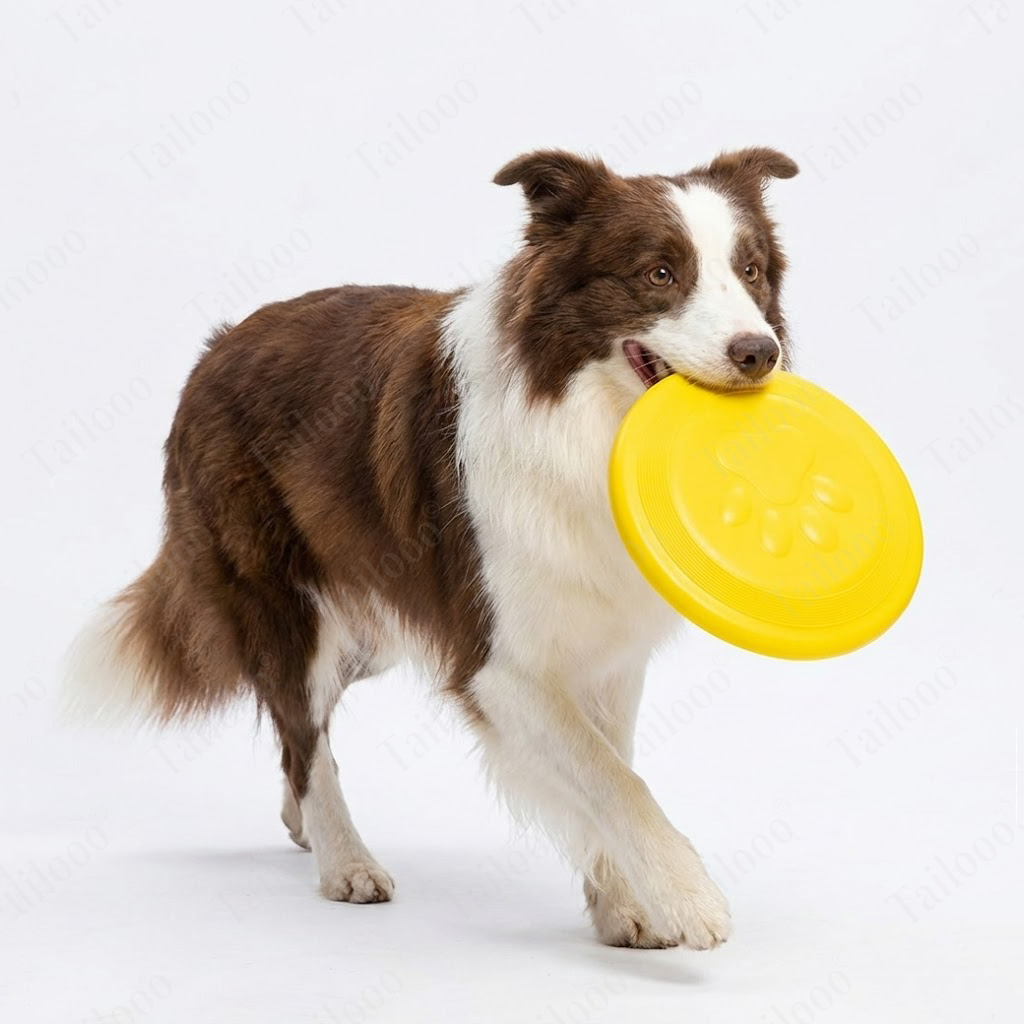 Soft Durable Frisbee Dog Toy – Yellow