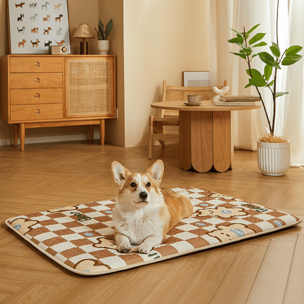 All-Season Cooling Pet Mat with Non-Slip Bottom