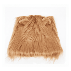 Lion Mane Dog Costume – Realistic Pet Wig for Dogs & Cats | Adjustable Halloween, Party, and Cosplay Pet Headwear