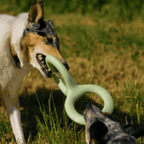Natural Rubber Pull Ring Durable Chew Dog Toy