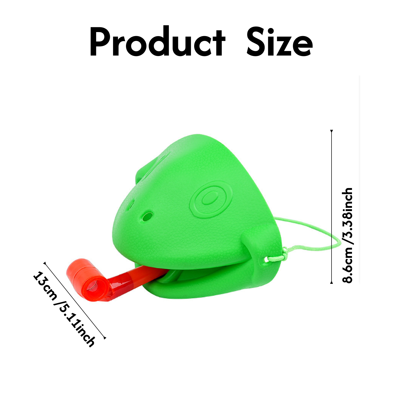 Interactive Funny Frog Tongue Mask for Pet