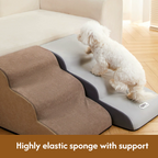 Removable Washable Dog Steps pet Stair Steps for Dogs for Small, Senior