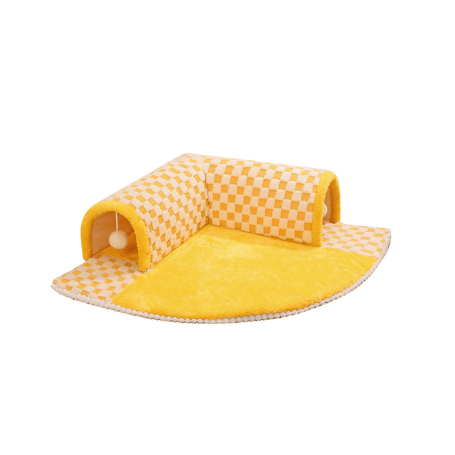 Washable & CozyAll-Season Cat Tunnel Bed Hover Image
