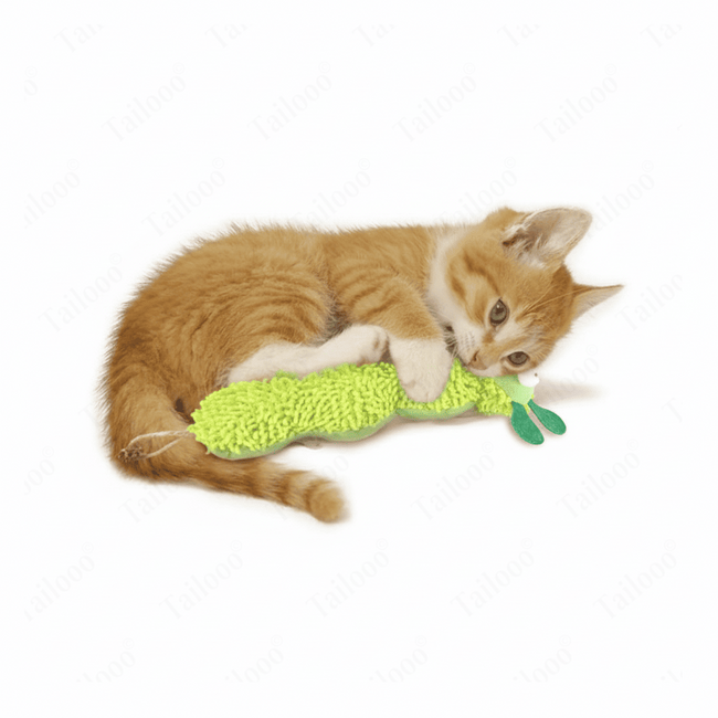 Interactive Catnip Plush Pillow Toy Cat Kicker Toy Main Image