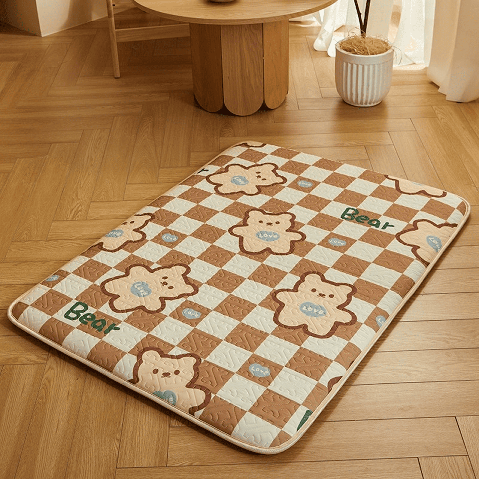 All-Season Cooling Pet Mat with Non-Slip Bottom