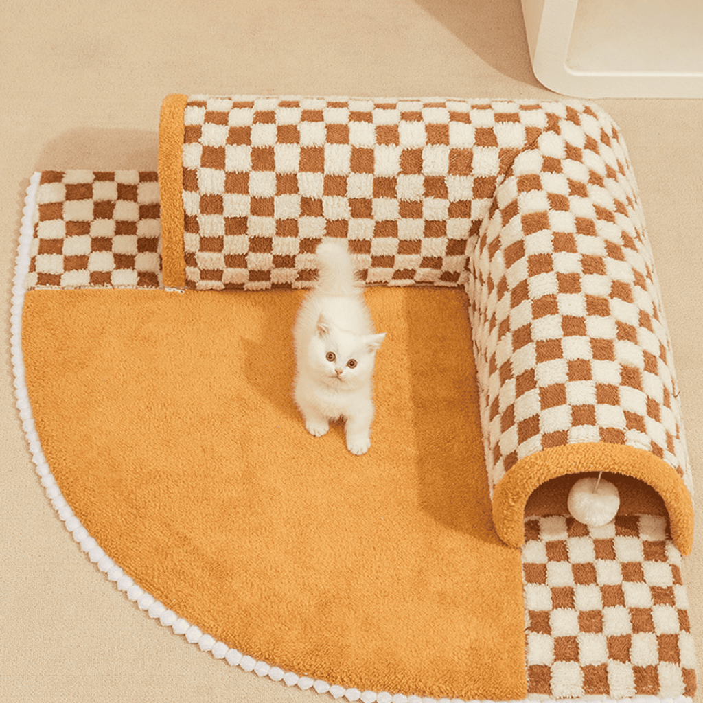 Washable & CozyAll-Season Cat Tunnel Bed