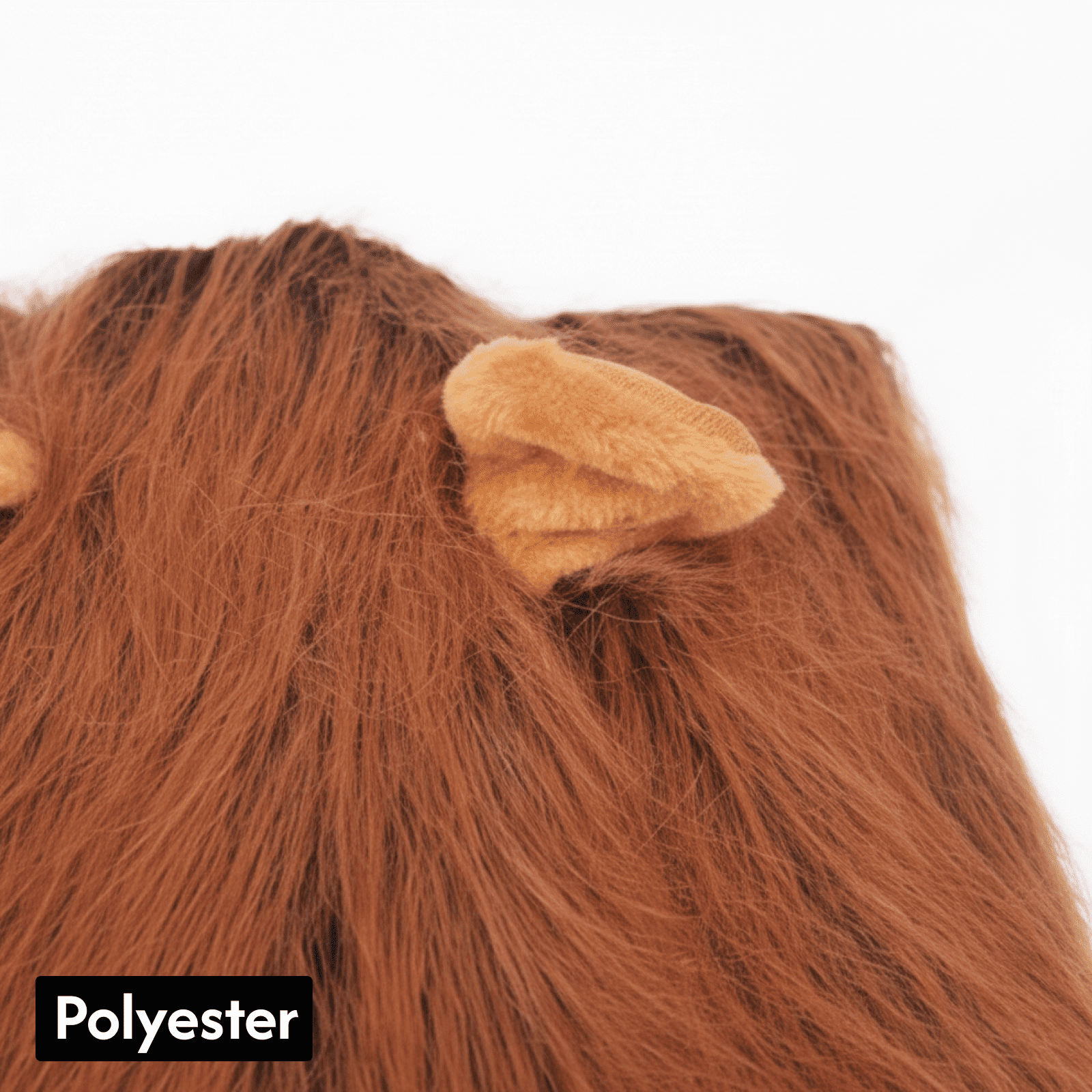 Lion Mane Dog Costume – Realistic Pet Wig for Dogs & Cats