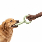 Natural Rubber Pull Ring Durable Chew Dog Toy