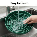 Non-Slip Maze Silicone Dog Slow Feeder Bowl