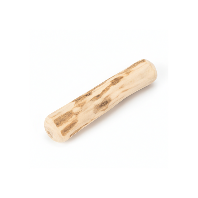 Natural Coffee-Wood Dog Chew Toy Hover Image