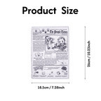 Crinkly paper dog toys with Newspaper card designs