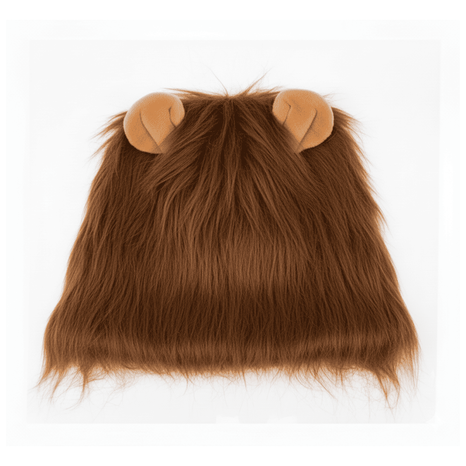 Lion Mane Dog Costume – Realistic Pet Wig for Dogs & Cats