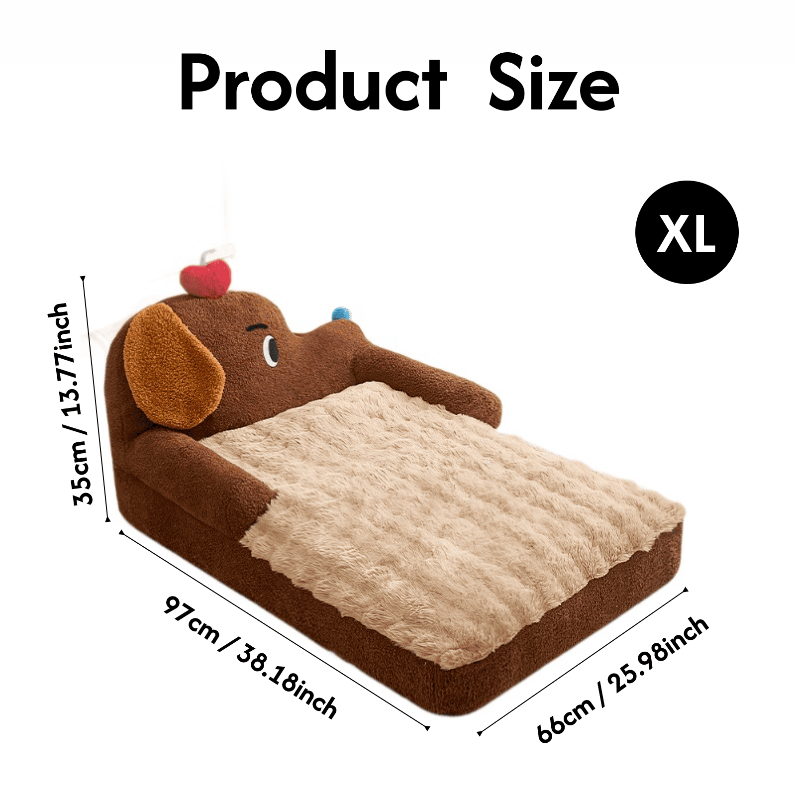 Dachshund-Shaped Washable Pet Bed — All-Season Cozy Plush Nest For Small & Medium Dogs & Cats