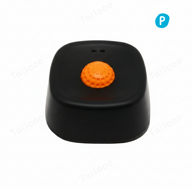 Black spill-proof slow-feeding spherical licking bowl Hover Image