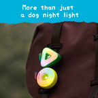 Triangular rechargeable waterproof dog walking lights