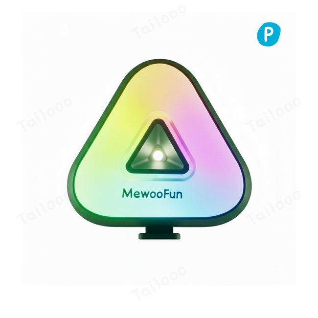 Triangular rechargeable waterproof dog walking lights Hover Image