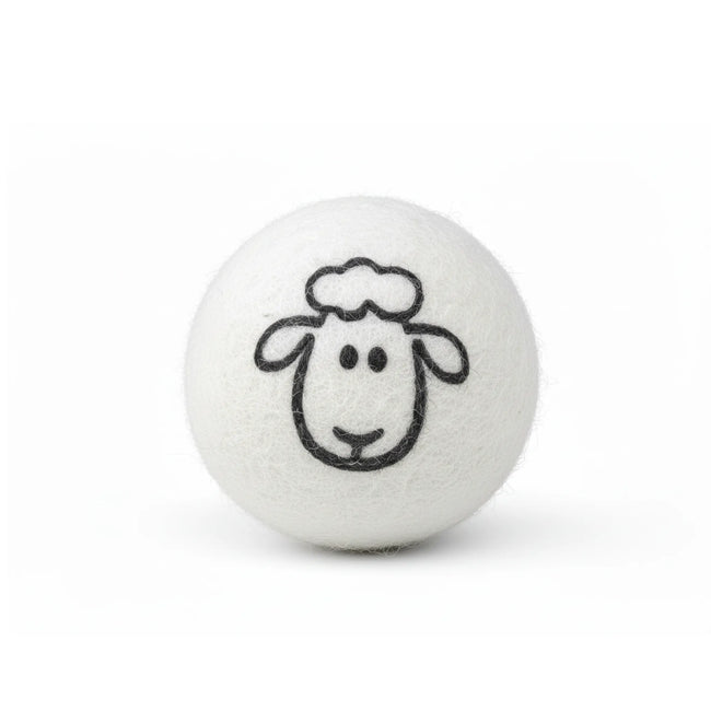 Safe & Durable Play Balls Natural Wool Felt Balls for Cats & Dogs Hover Image