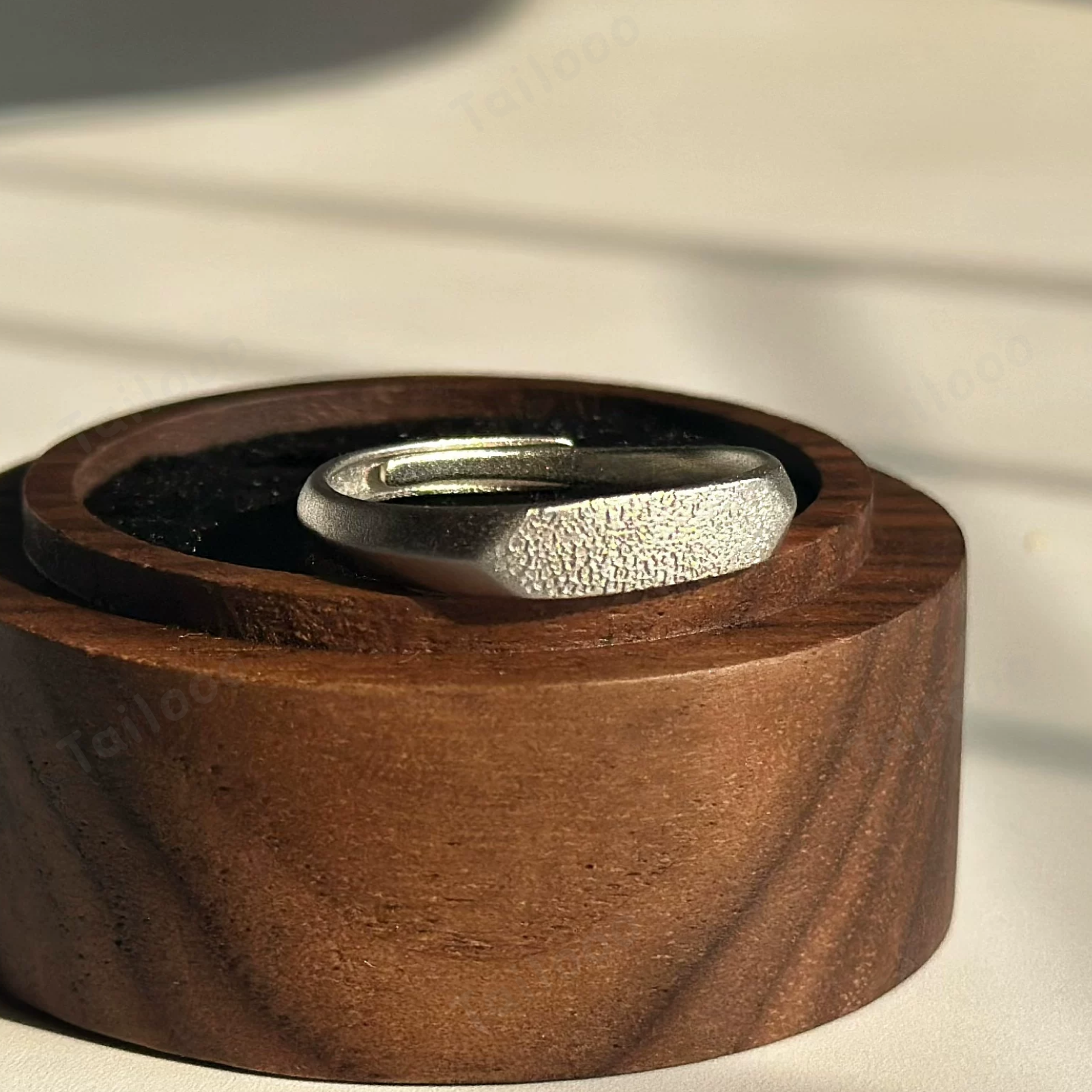 Personalized Pet Nose Print Ring – Custom Dog & Cat Memorial Jewelry