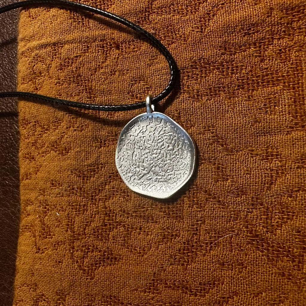 Personalized Pet Nose Print Coin Pendant – Custom Dog & Cat Memorial Jewelry