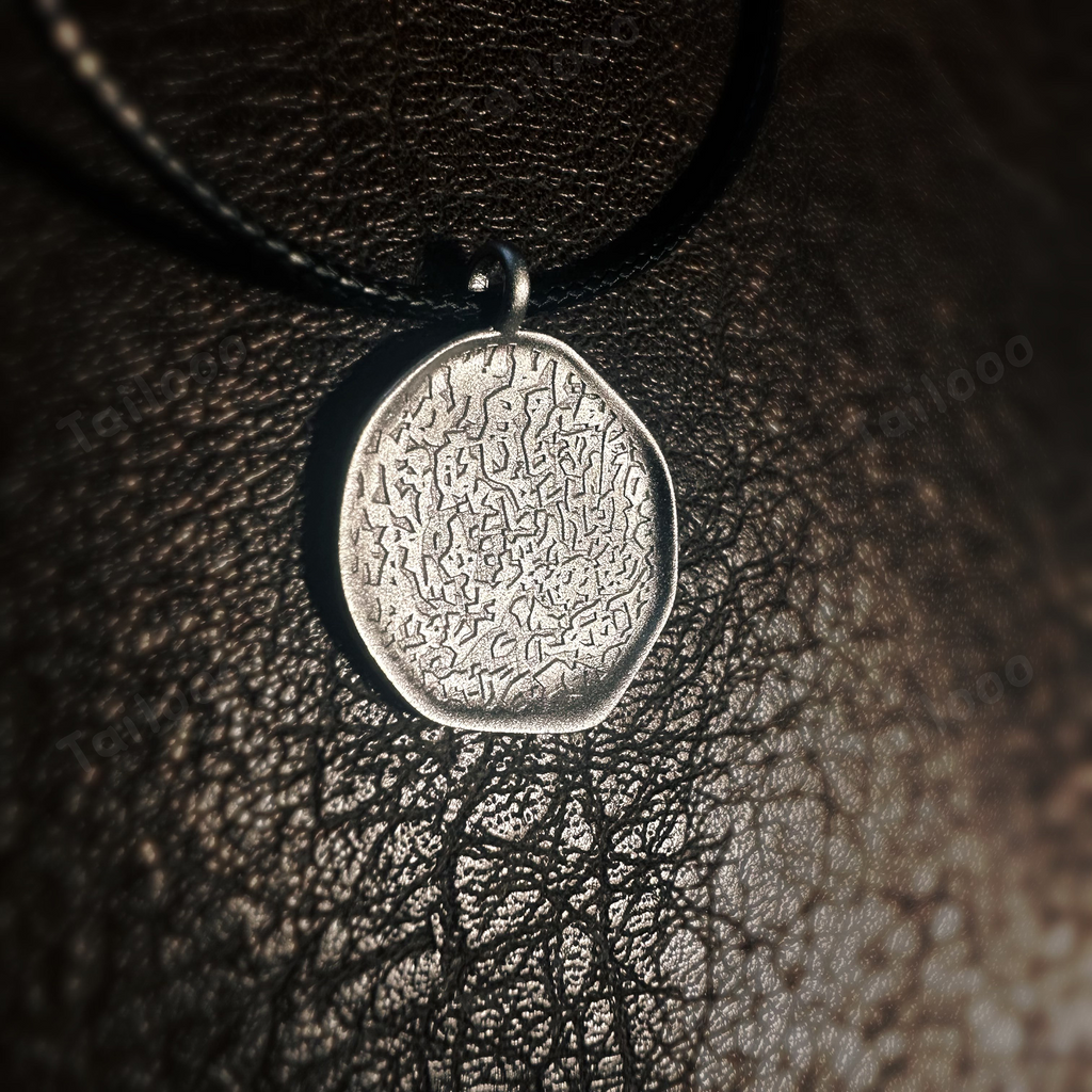 Personalized Pet Nose Print Coin Pendant – Custom Dog & Cat Memorial Jewelry