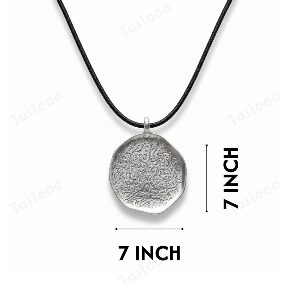 Personalized Pet Nose Print Coin Pendant – Custom Dog & Cat Memorial Jewelry