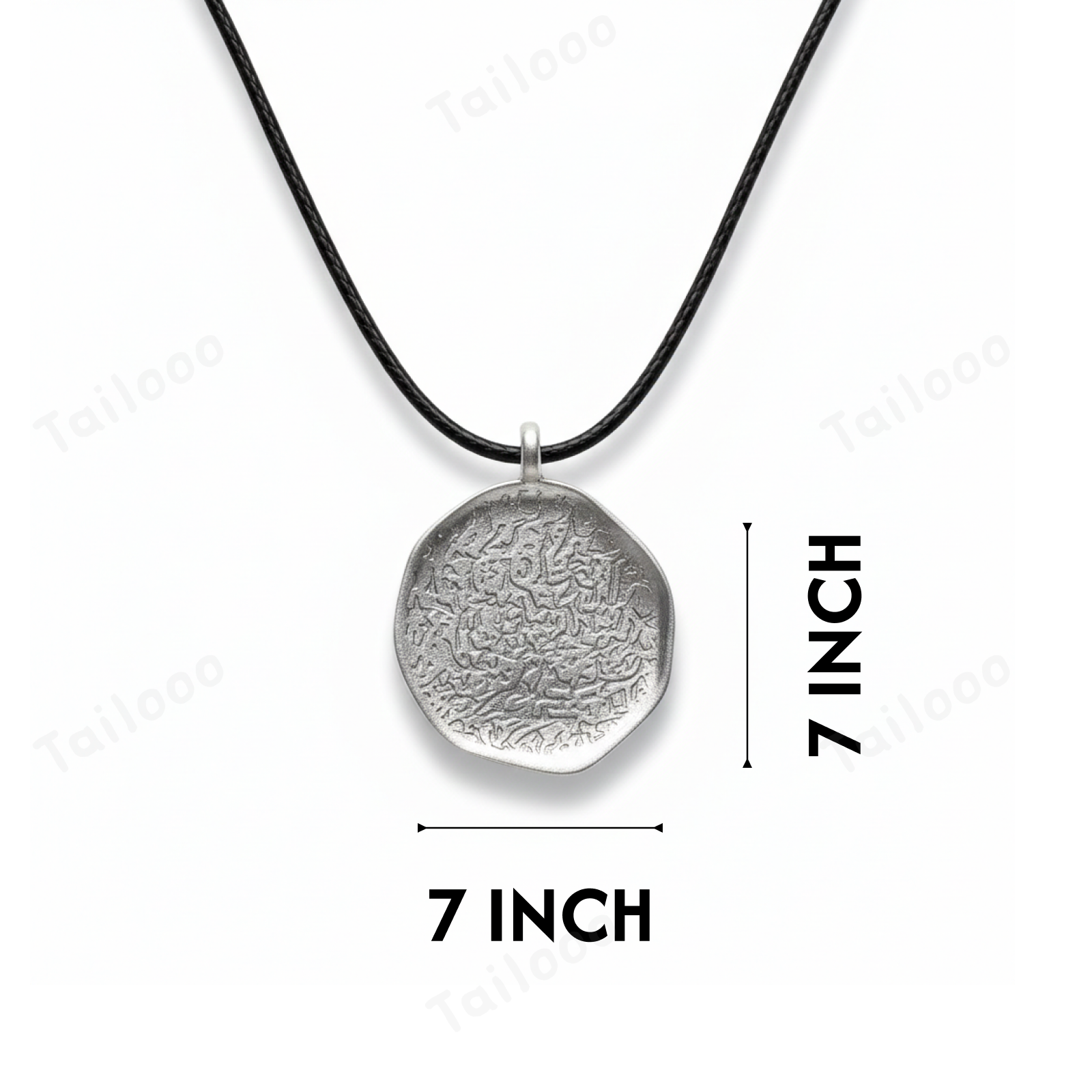 Personalized Pet Nose Print Coin Pendant – Custom Dog & Cat Memorial Jewelry