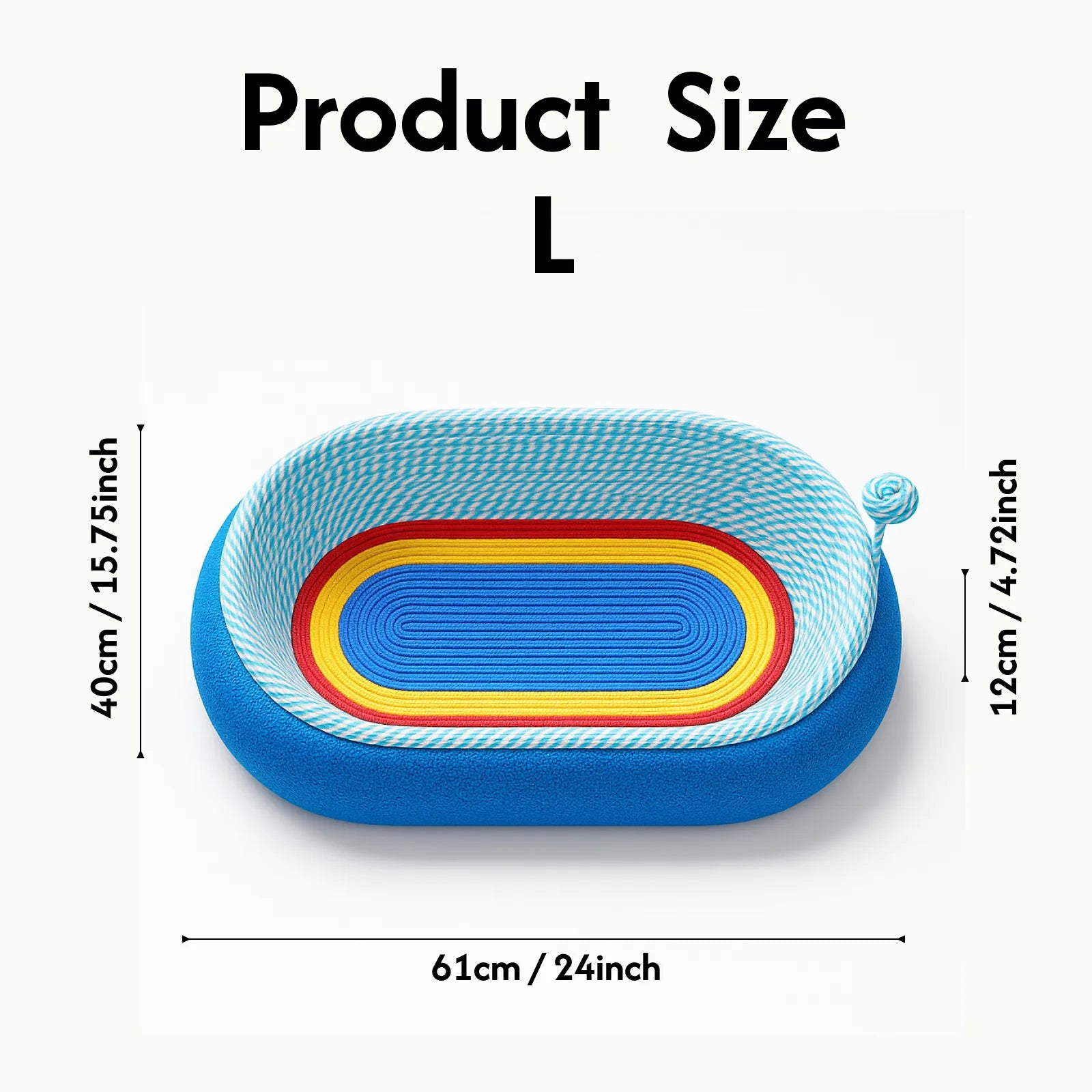 Multi-Color 2-in-1 Cat Scratcher Bed – Durable Paper Rope Cat Nest & Lounge with Scratch Board, Eco-Friendly Indoor Pet House