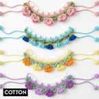 Handmade Cotton Crochet Pet Collar