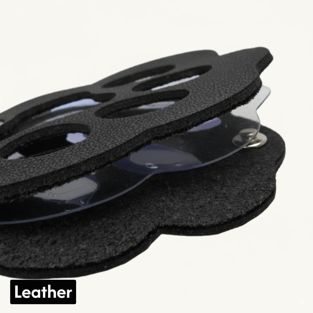 Leather Pet Hair Keepsake Keychain