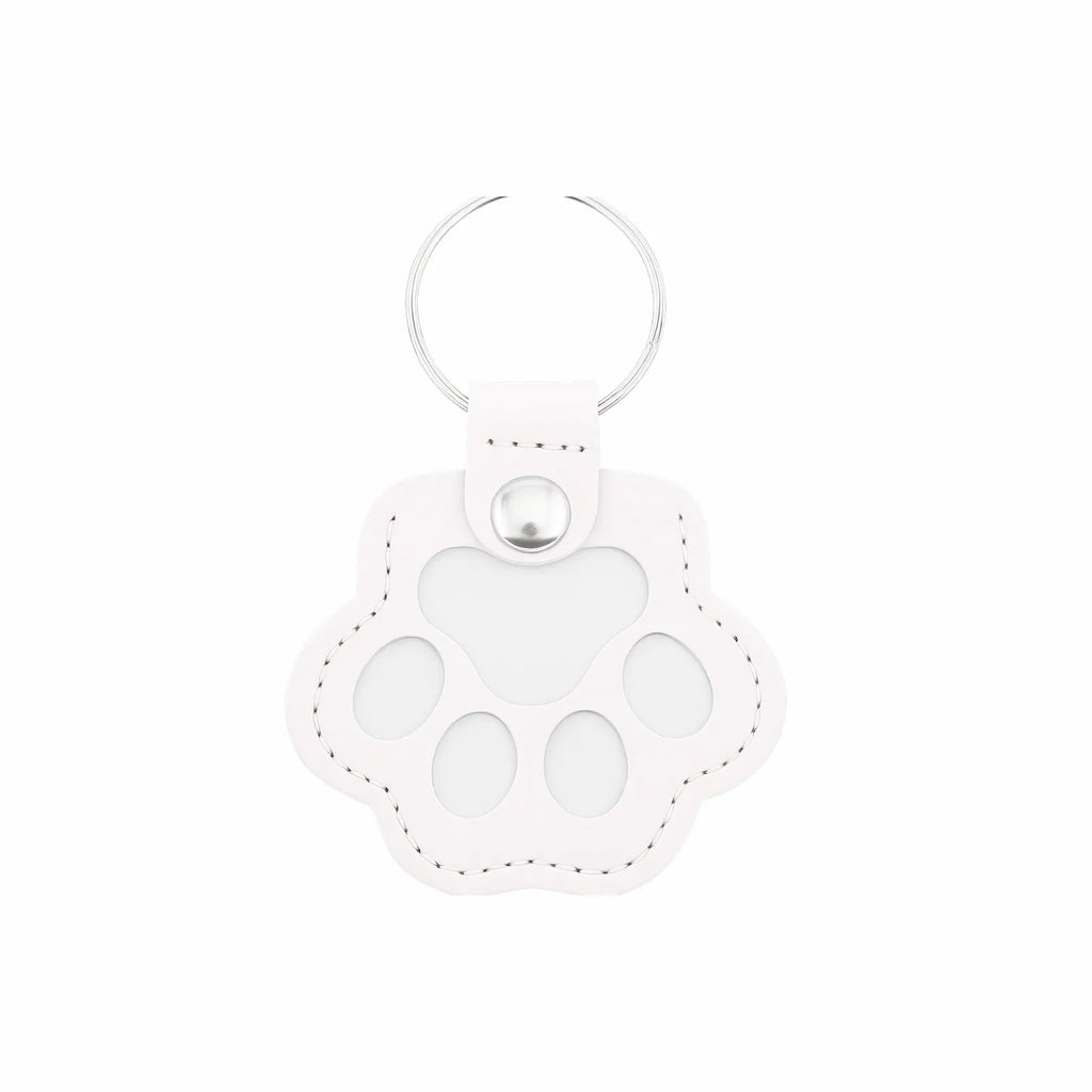 Leather Pet Hair Keepsake Keychain