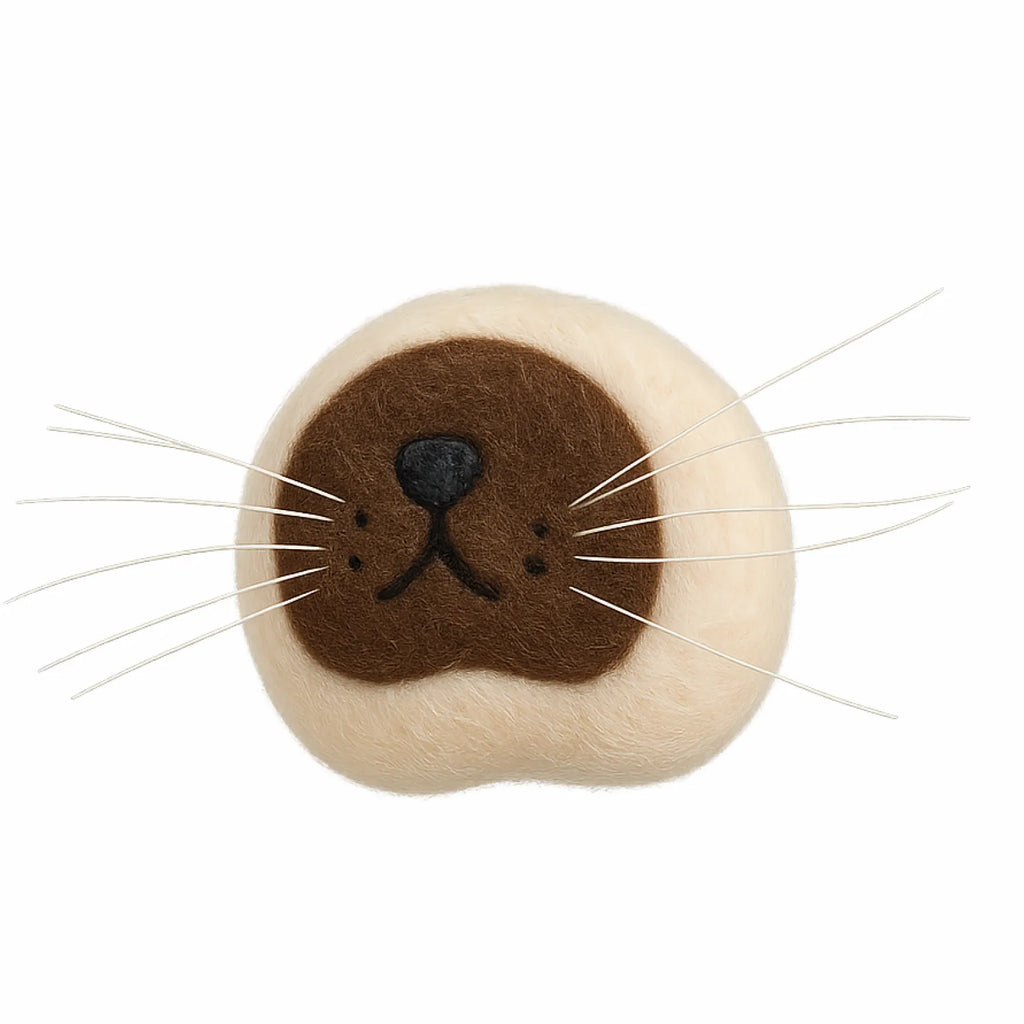 Felt Cat Whisker Keepsake Holder & Fridge Magnet