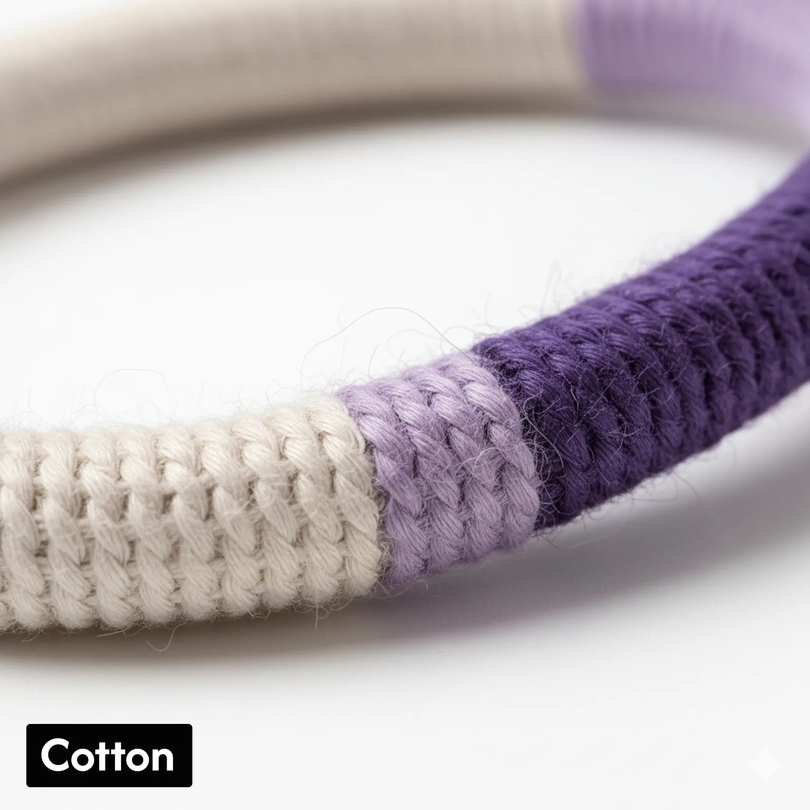 Natural Cotton Linen Pet Interactive Rop | Eco-Friendly Chew-Resistant Dog Cat Interactive Rope | Anxiety Relief & Bond Strengthening