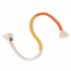 Natural Cotton Linen Pet Interactive Rop | Eco-Friendly Chew-Resistant Dog Cat Interactive Rope | Anxiety Relief & Bond Strengthening