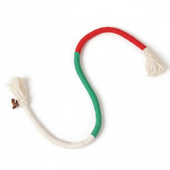 Natural Cotton Linen Pet Interactive Rop | Eco-Friendly Chew-Resistant Dog Cat Interactive Rope | Anxiety Relief & Bond Strengthening