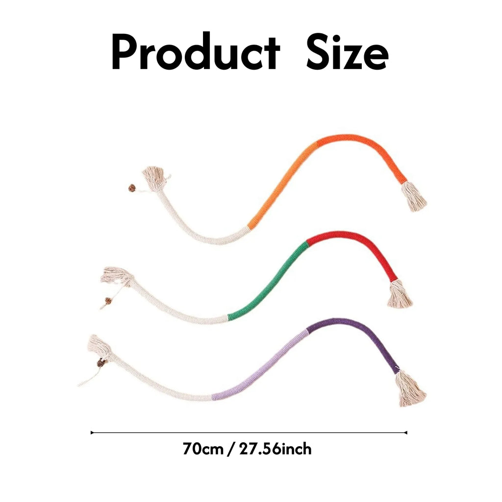 Natural Cotton Linen  Interactive Rop Cat Toys