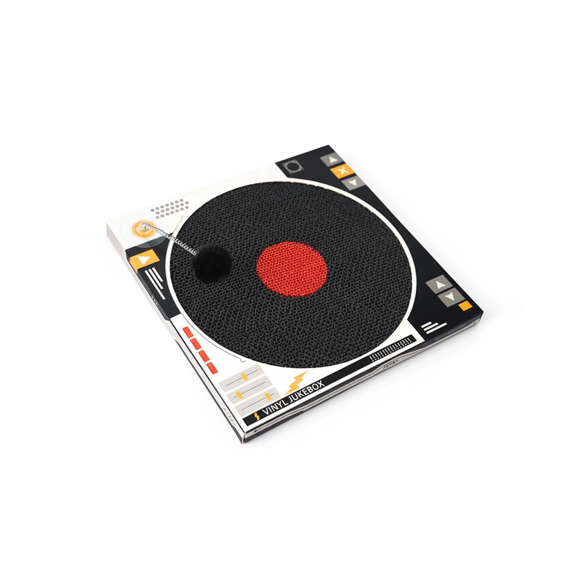 Vinyl Record Cat Scratching Board – Eco-Friendly Wood Pulp Paper Cat Scratcher Pad | Stylish Design for Stress Relief & Fun