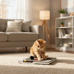 Vinyl Record Cat Scratching Board – Eco-Friendly Wood Pulp Paper Cat Scratcher Pad | Stylish Design for Stress Relief & Fun