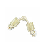 Natural Coffee Wood Rope Knot Chew Dog Toy