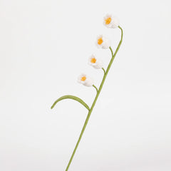 Handmade Crochet Lily of the Valley Cat Teaser Wand – Eco-Friendly Interactive Cat Toy & Home Décor (5 Colors)